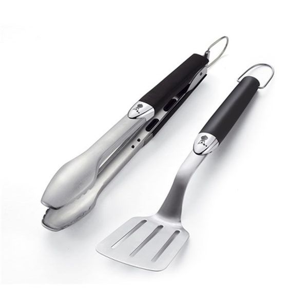 Weber 2 Piece Tool Set Small - Stainless Steel - Black